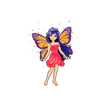 

POTATOO Vanessa Forest Fairy Temporary Tatto Sticker