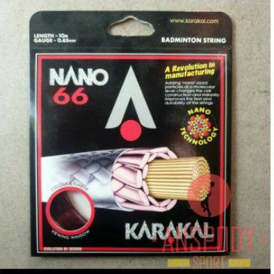 SENAR BADMINTON KARAKAL NANO 66