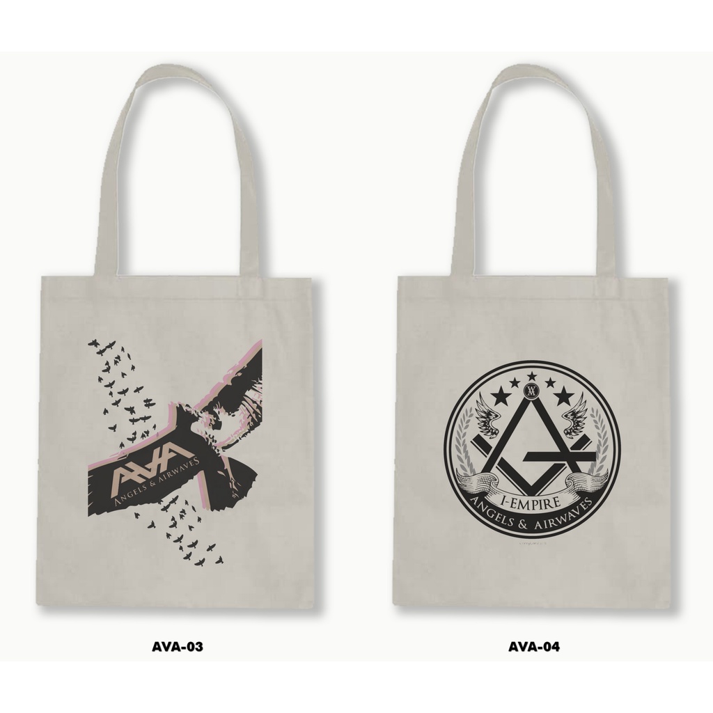 TOTE BAG BLACU - ANGELS AND AIRWAVES