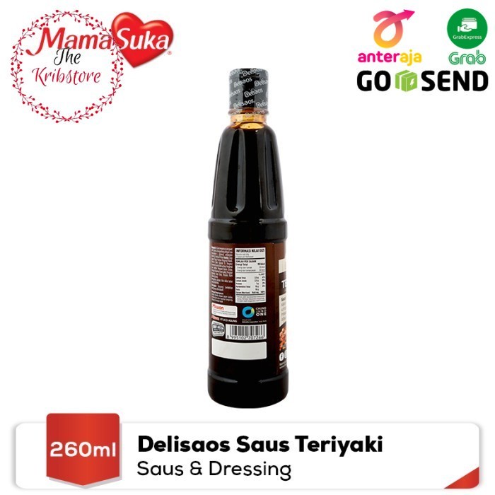 

MAMASUKA Delisaos Saus Teriyaki 260 ml - Pet