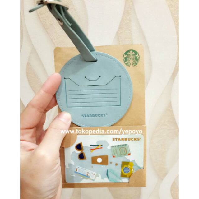 Kartu Starbucks Card China + Name Bag Tag