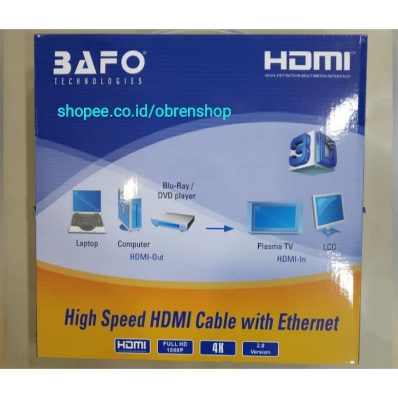 KABEL HDMI 20 METER BAFO ORIGINAL