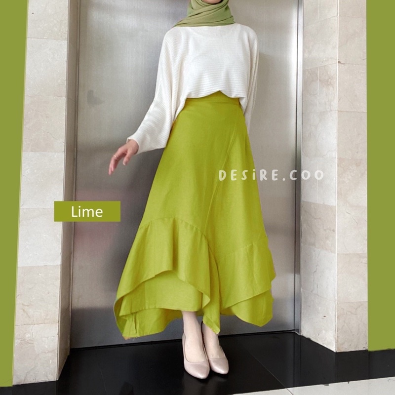 ROK - HANNA SKIRT | ROK WANITA | ROK LINEN