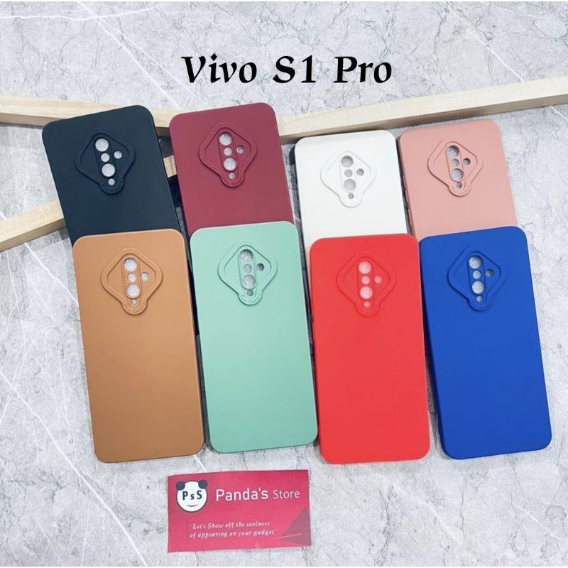 Softcase Pro Camera Vivo S1 / S1 Pro Candy Case Full Color 3D Silikon TPU