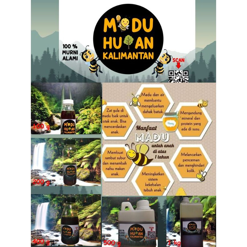 

Madu Hutan Kalimantan Asli 100%