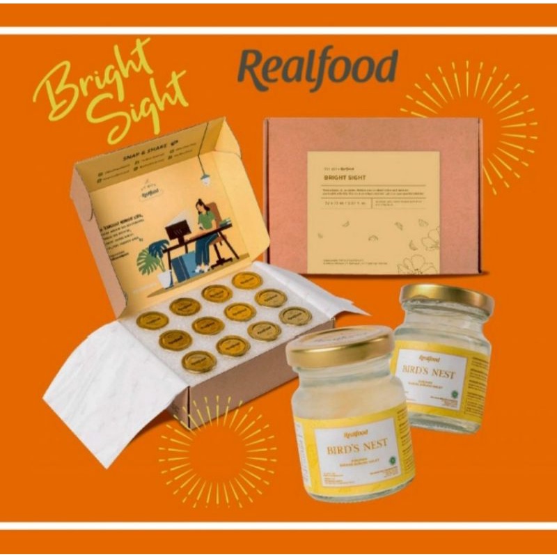 

Realfood Trial Bright Sight Minuman Sarang Burung Walet + Vitamin Mata 12jar