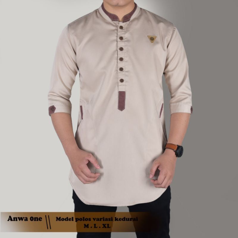 KEMEJA KURTA PRIA/BAJU KEMKO PRIA KODORAI/FASHION MUSLIM
