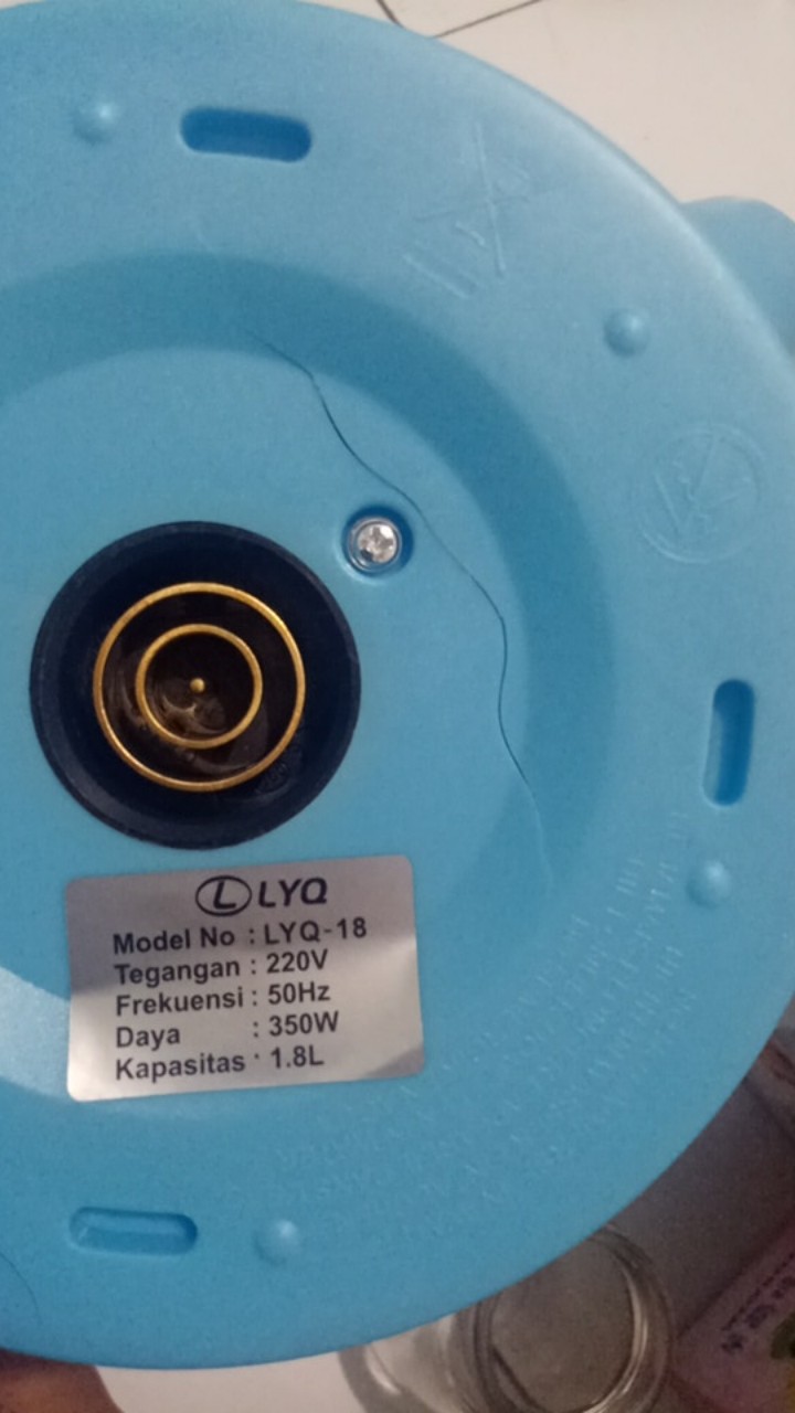 Teko Listrik 1.8l Kettle Electric 350w Pemanas Air Utk Kopi Teh / Teko Lipat Travelling