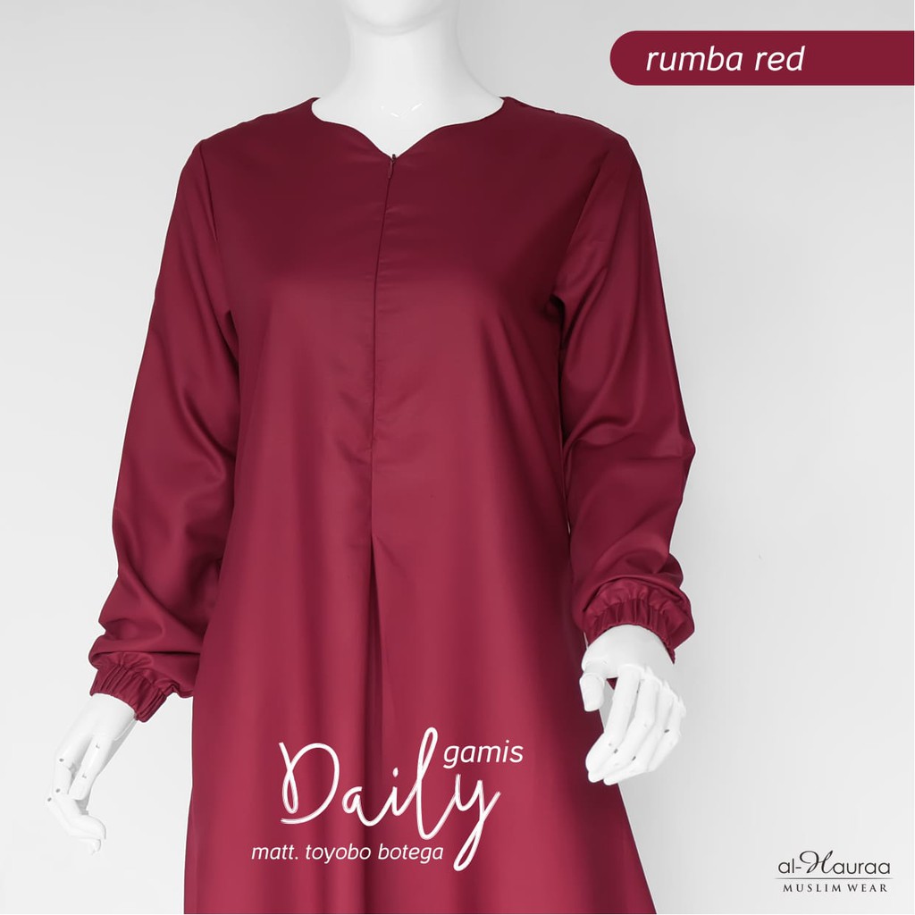 Gamis Daily Rumba Red by ALHAURAA