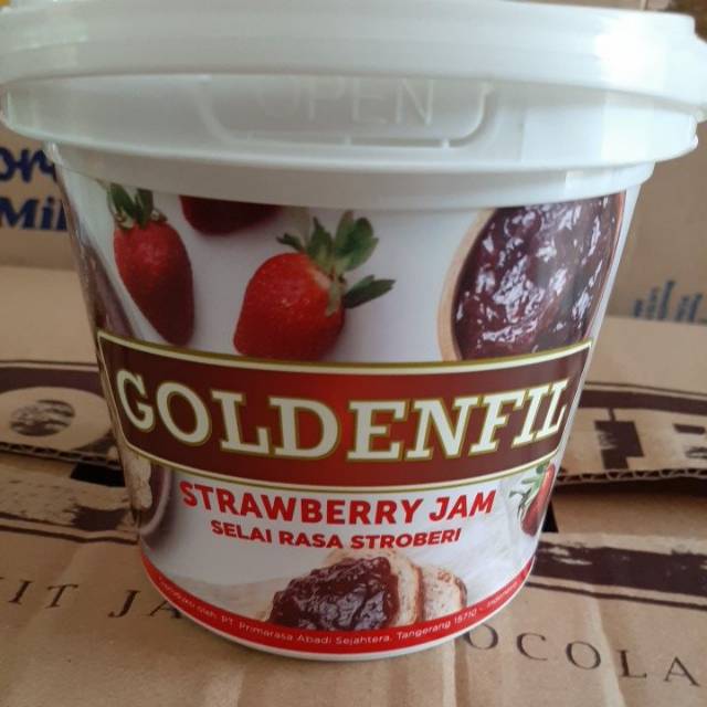 

Goldenfil strawberry selai 1kg