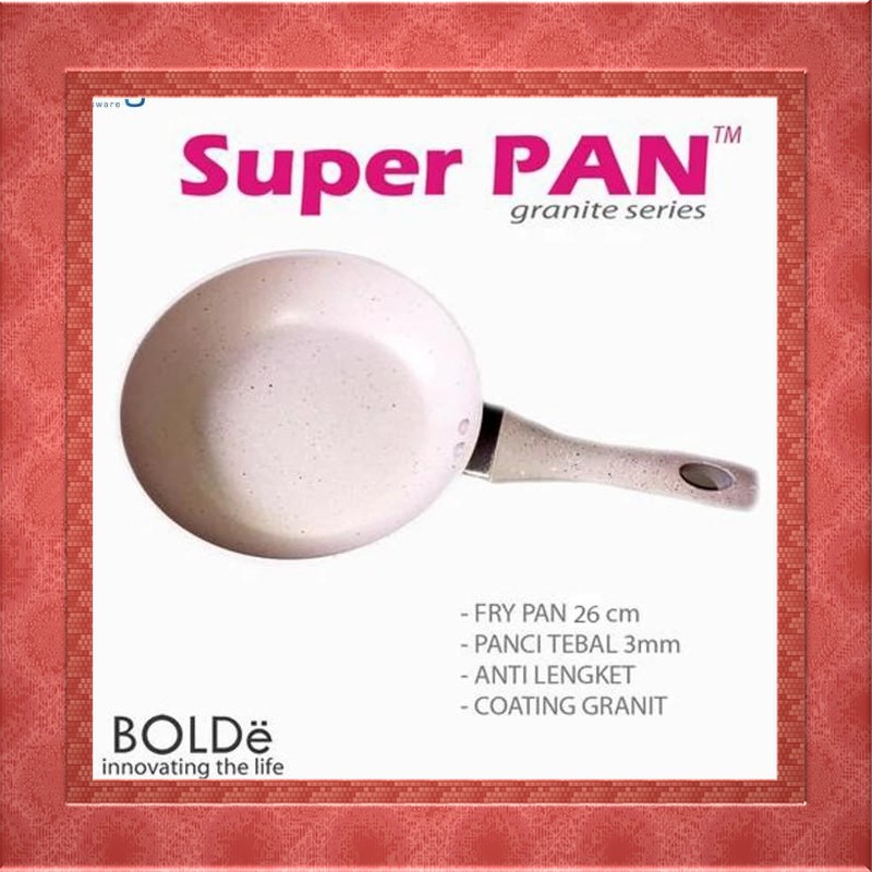 Diskon Super Pan Wok Pan 26 Cm Wajan Panci Keramik Bolde Beige Limited