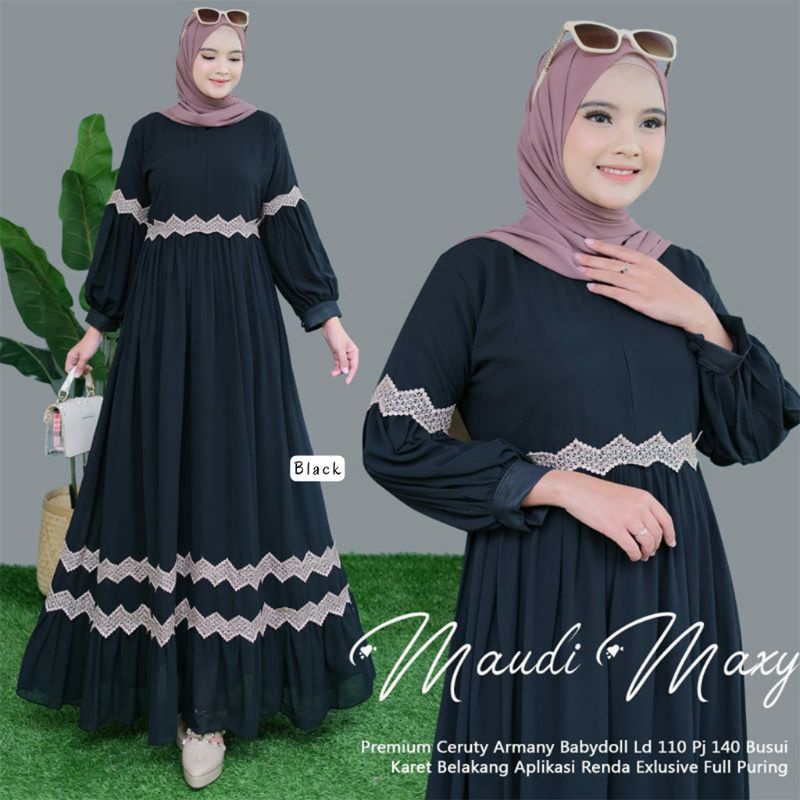 Baju Gamis Syari Syar I asdf Muslim Pesta Fashion Wanita Remaja Murah Terbaru Dress Polos 2021 2022