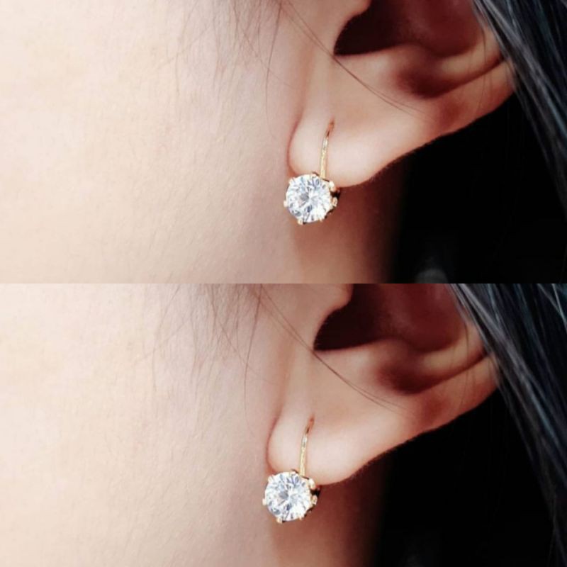 ANTING DAYSI MODEL TERBARU MODEL SIMPLE ANTING LAPIS EMAS IMITASI