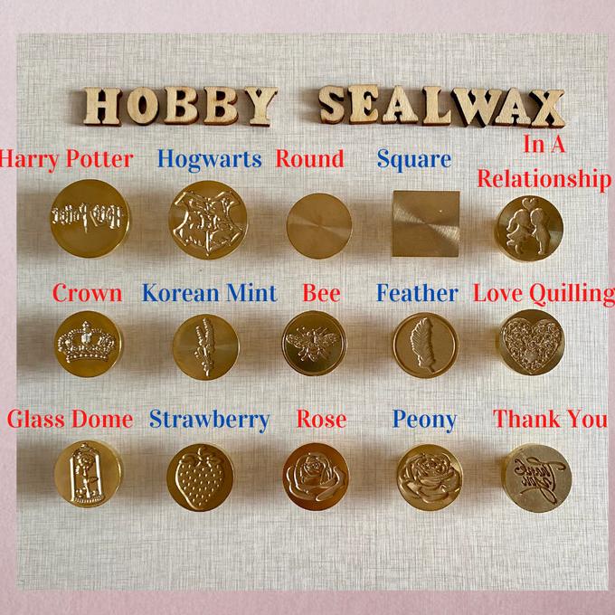 

Seal Wax Kepala Kuningan - Stamp Sealwax Berbagai Macam Motif
