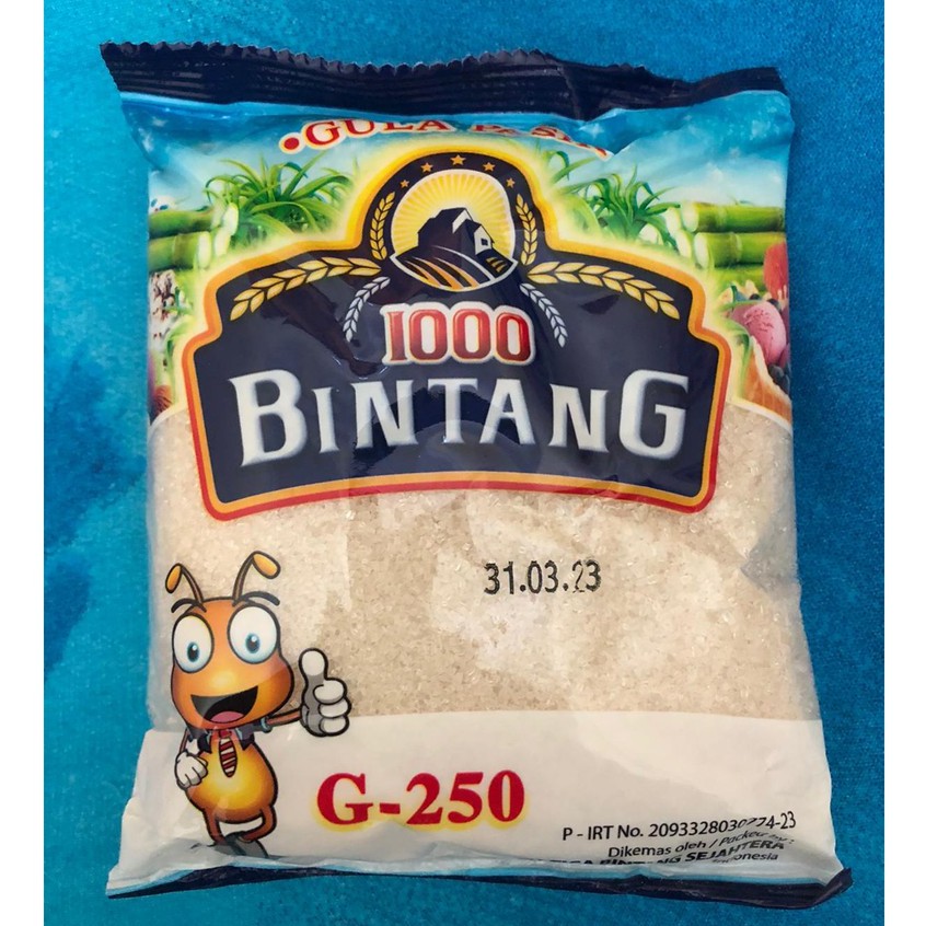 

Gula Pasir 1000 Bintang 220gr