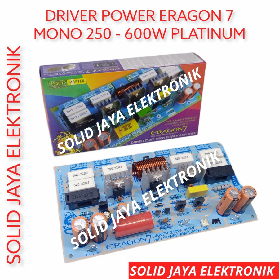 KIT DRIVER POWER ERAGON 7 ERAGON7 LEGEND MASTER PCB FIBER 600W MONO HIFI POWER AMPLIFIER DRIVER