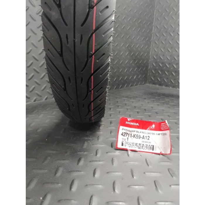 Ban Luar Belakang Tubless Tire RR Honda Vario 125 & 150 Esp Beat Esp