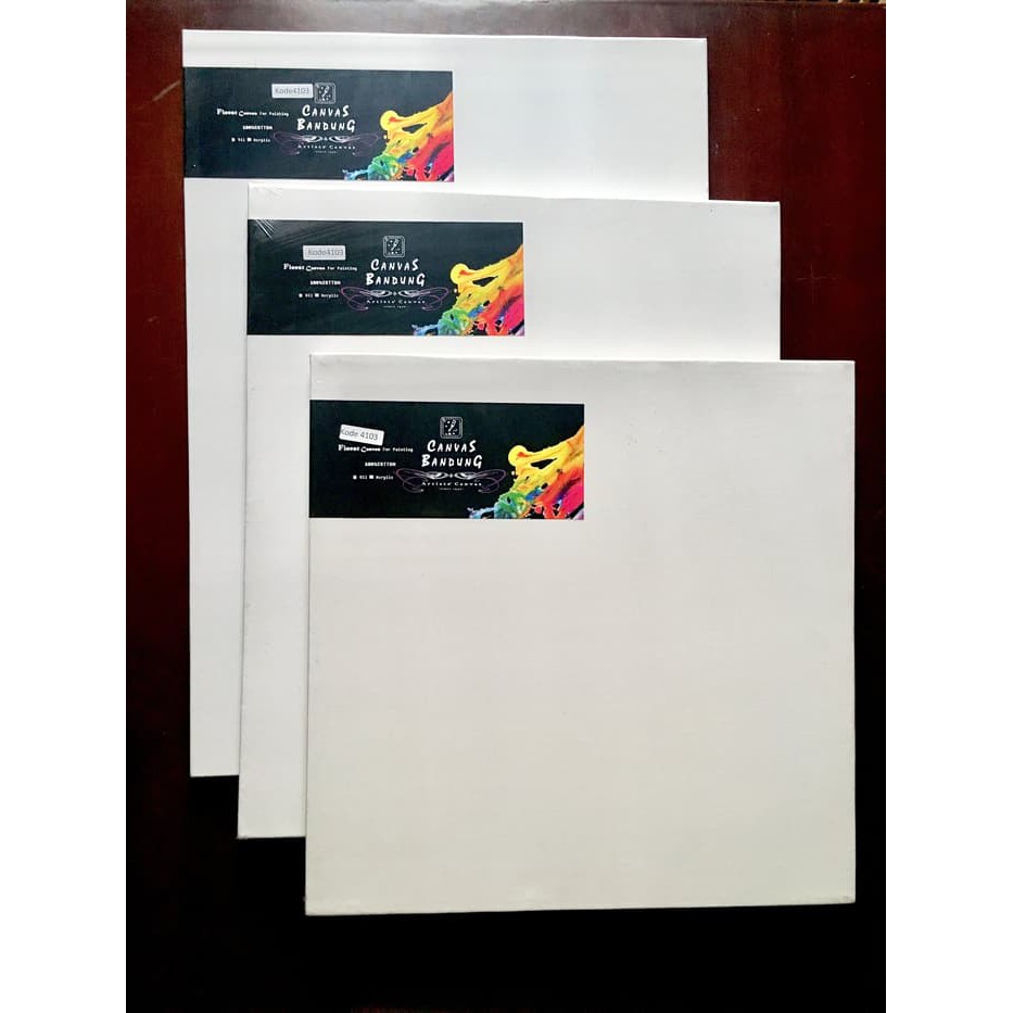 

Stok Ready CANVAS BANDUNG Ukuran 40x40cm Kanvas Lukis Spanram Berkualitas