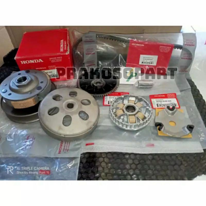 Paket CVT Komplit Honda Vario 110 Karbu Vario 110 CBS Karbu Kualitas Ori HGP KVB