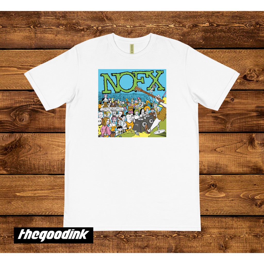Kaos NOFX - Worse Live - Original Gildan T-shirt DTG Print