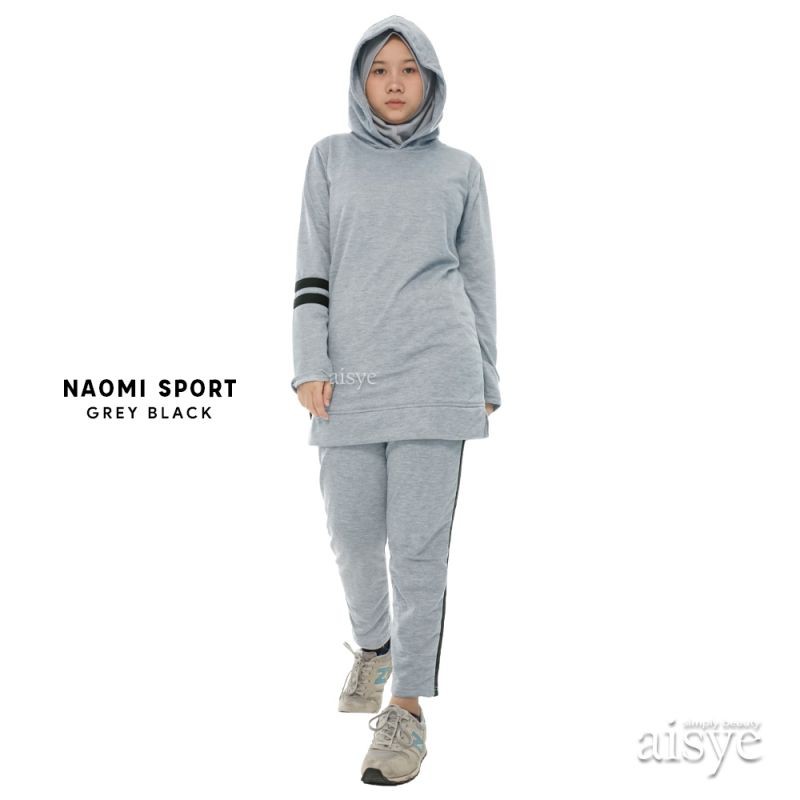 Baju Senam Setelan Wanita Olahraga Muslimah Sporty Muslim NAOMI AISYE