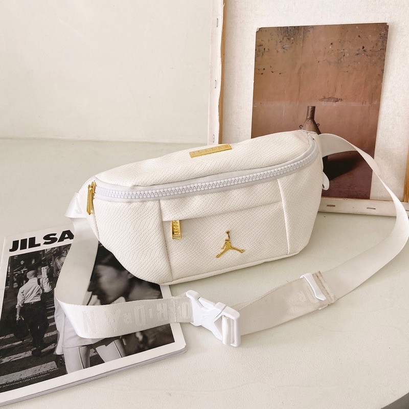 AIR JORDAN REGAL CROSSBODY SNAKE LEATHER WAISTBAG / TAS PINGGANG JORDAN KULIT ULAR SINTETIS