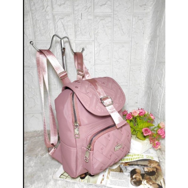 Ransel Korean Full Bordir Mini Terlaris Uk25X18X8CM