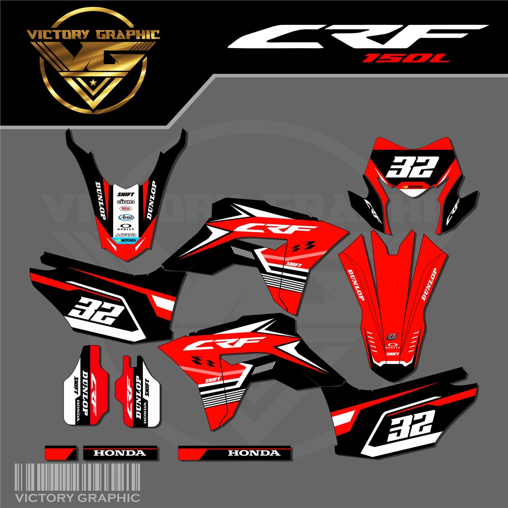 DECAL CRF 150 L CUSTOM FULLBODY