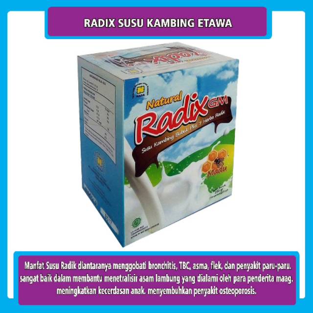 

Susu Radik Madu Nasa Kaya Kalsium Tinggi