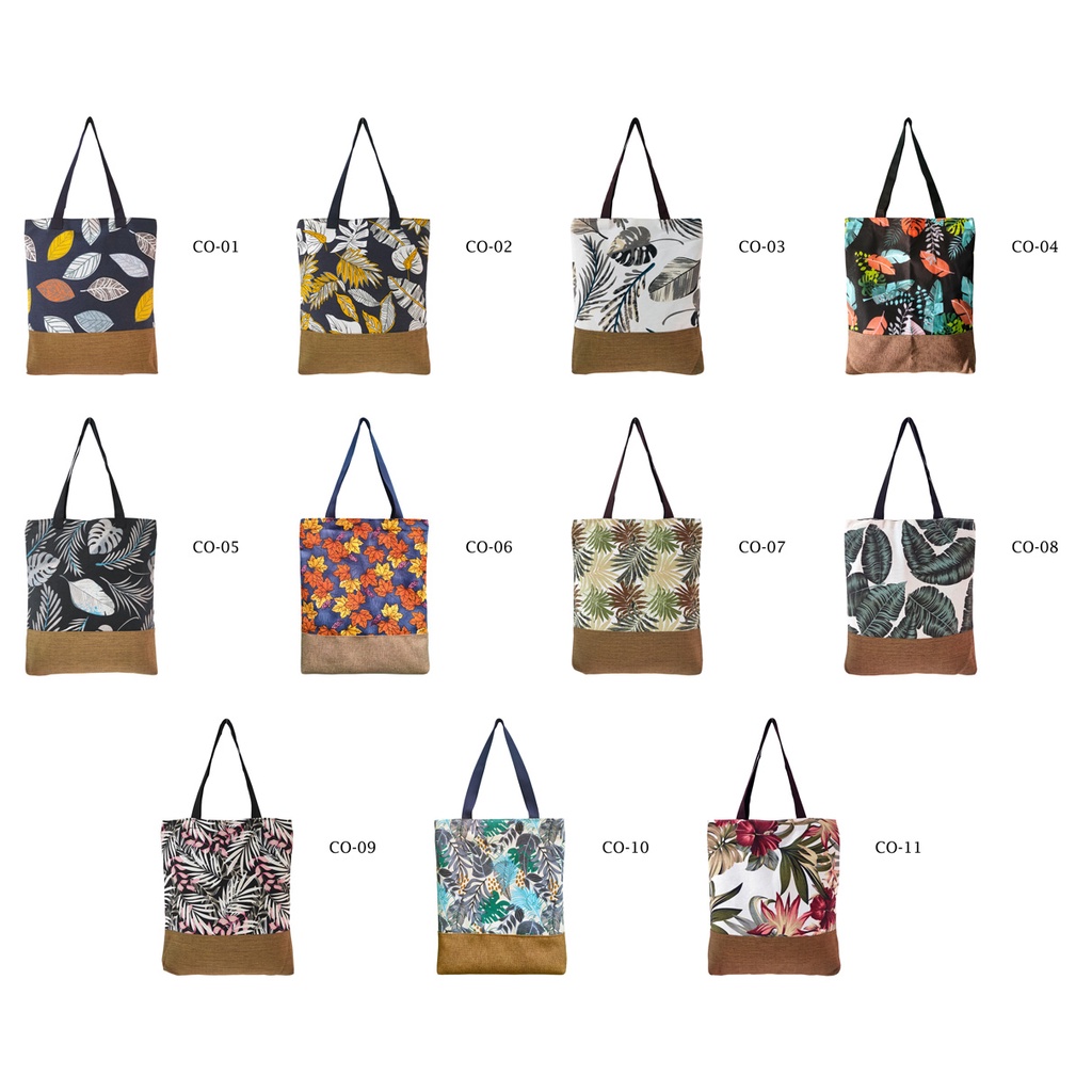 TOTEBAG / TOTE BAG KANVAS KOMBINASI / TAS TOTE