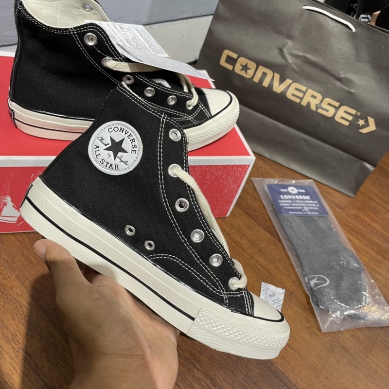 CONVERS BLACK CLASIK 70s HI PREMIUM IMPOR VIETNAM MURAH