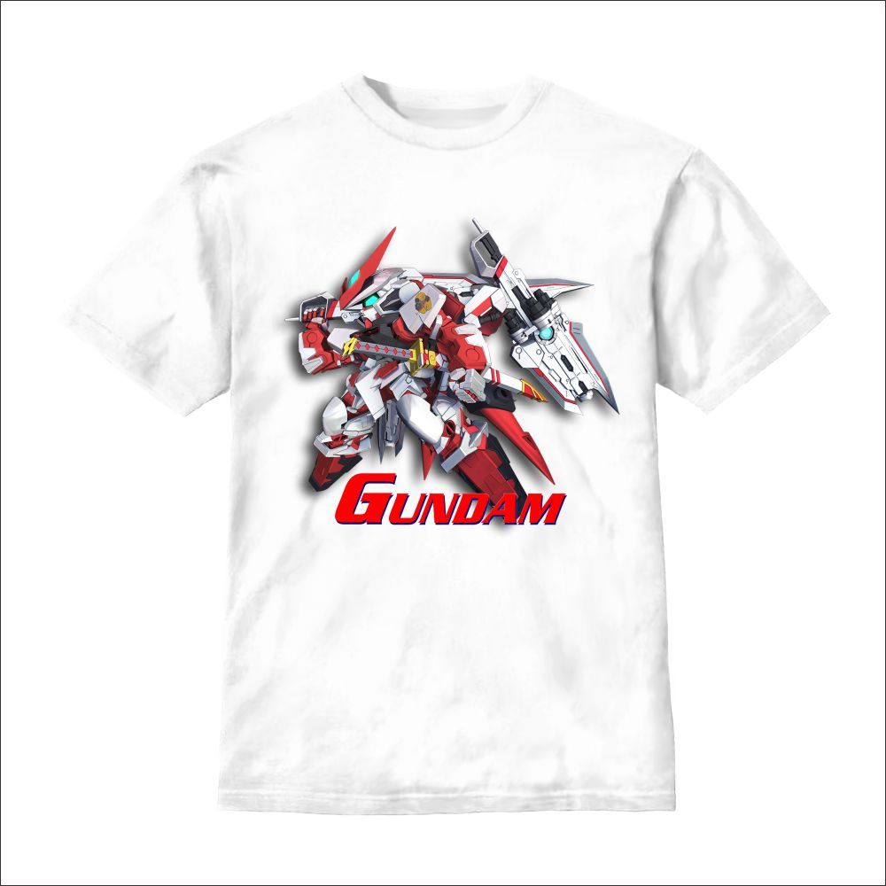 Baju Kaos Anak Gundam Astray Red Frame Red Dragon - Inces Store