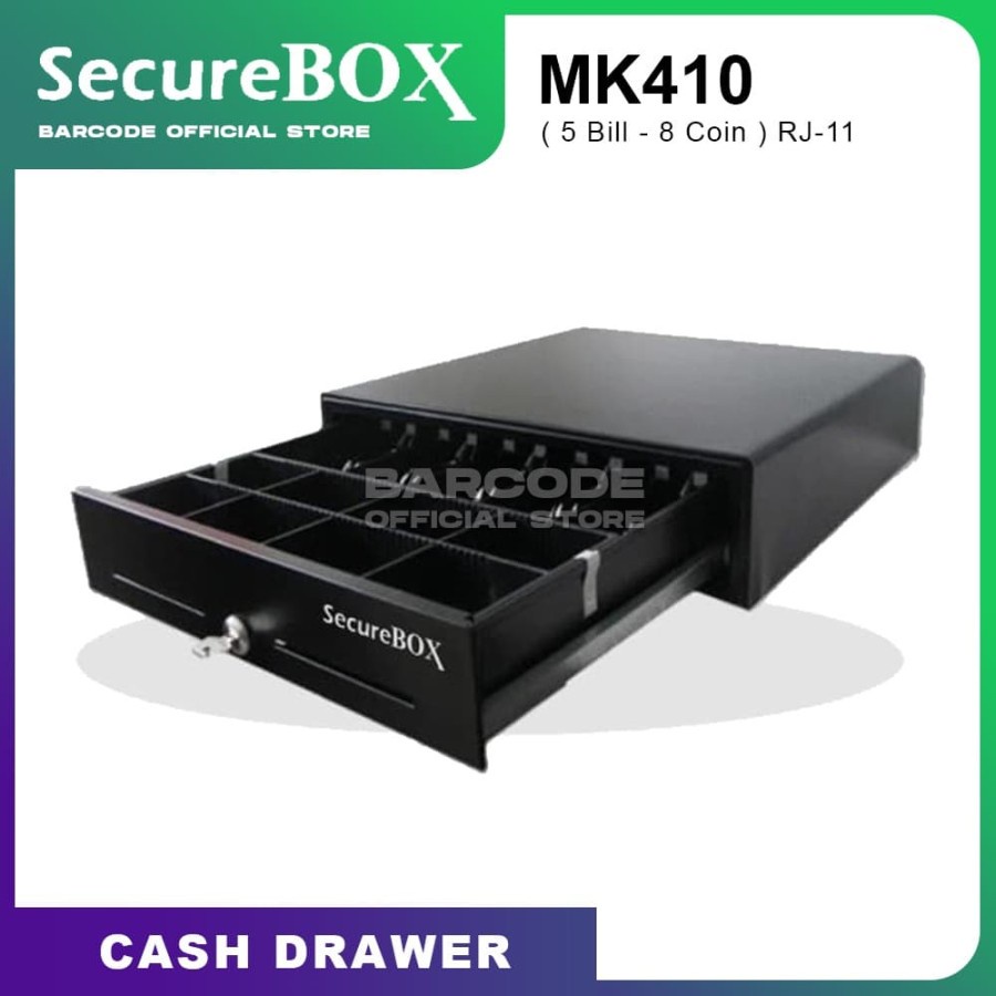 CASH DRAWER - LACI UANG - SECUREBOX MK410 - SECURE BOX MK 410 RJ11 - UNTUK PRINTER KASIR