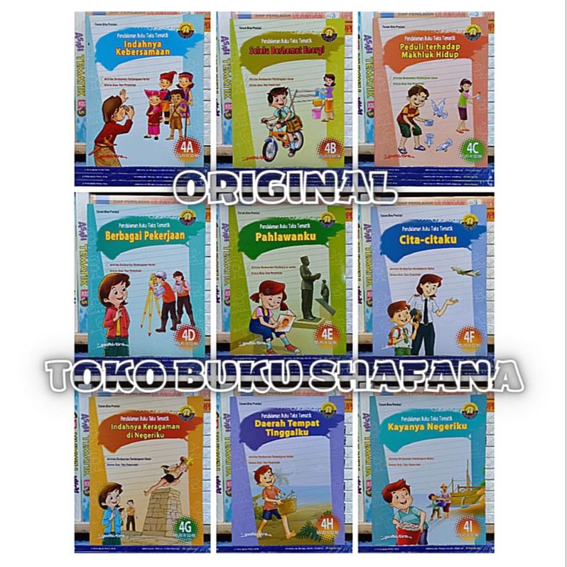 EDISI REVISI !!! BUKU PBT ( PENDALAMAN BUKU TEKS TEMATIK ) 4A 4B 4C 4D 4E 4F 4G 4H 4I YUDHISTIRA K-13 KELAS 4 SD