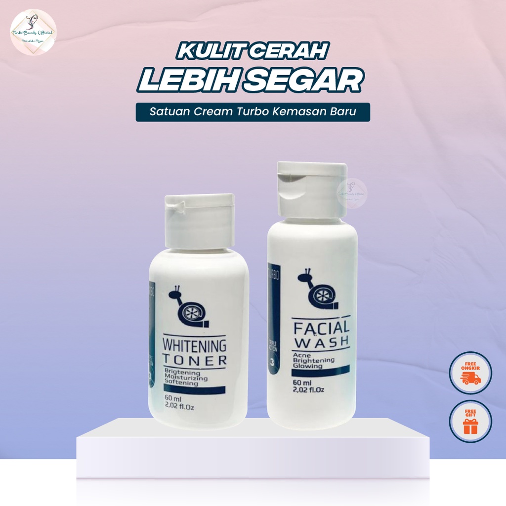 CREAM TURBO SATUAN TONER/FACIAL WASH BPOM