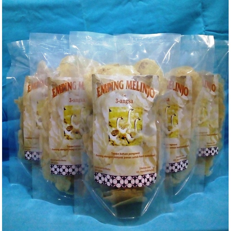

EMPING MELINJO MENTAH CAP 3 ANGSA 200GR X 5PC