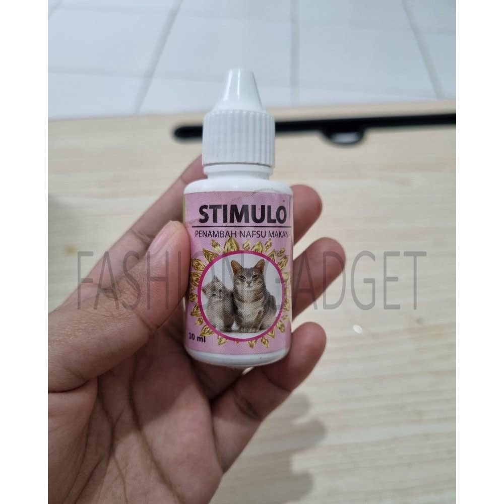 STIMULO Obat Kucing 30 ml Penambah Nafsu Makan Vitamin Kucing Lemas Kurus Menjadi Gemuk Stimulo