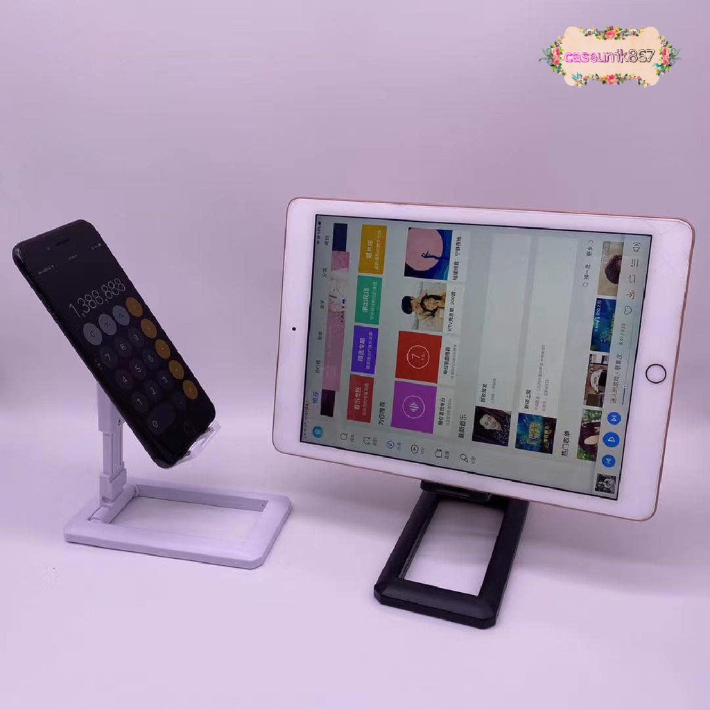 BM096 Bracket Holder phone Stand universal folding dudukan Hp tablet CS1308
