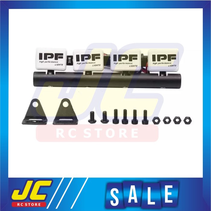 Lampu LED Bar IPF Kotak Aksesoris RC 110 RGT SCX10 TRX4 MN WPL