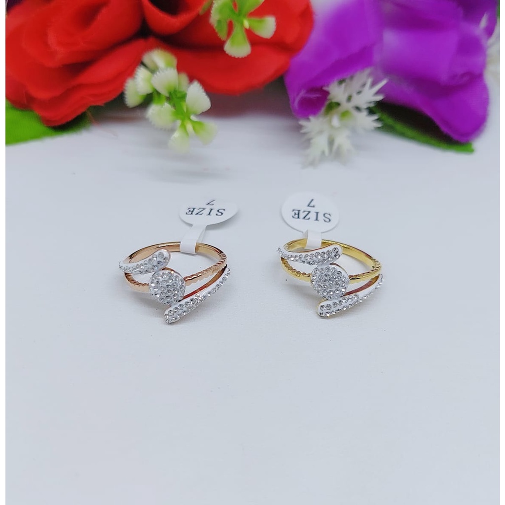 Titanium cincin fanshion T0038-0040