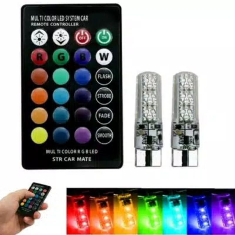 LAMPU SEIN MOBIL RGB REMOTE