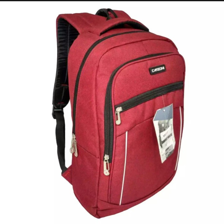 Carboni tas ransel pria tas fashion pria tas laptop pria tas sekolah original - red