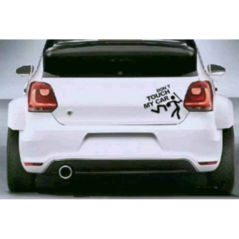 STICKER MOBIL JDM DON'T TOUCH MY CAR CUTTING