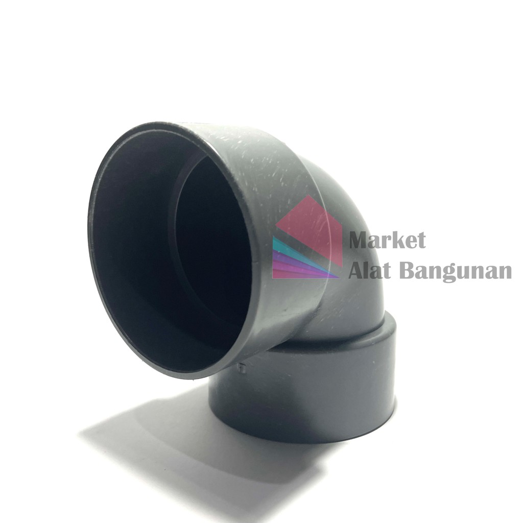 Knee 2 1/2" PVC Merk SO / Sambungan L Pipa Paralon 2 1/2 Inch 2 1/2 Inci / Fitting Pipa Keni 2 1/2