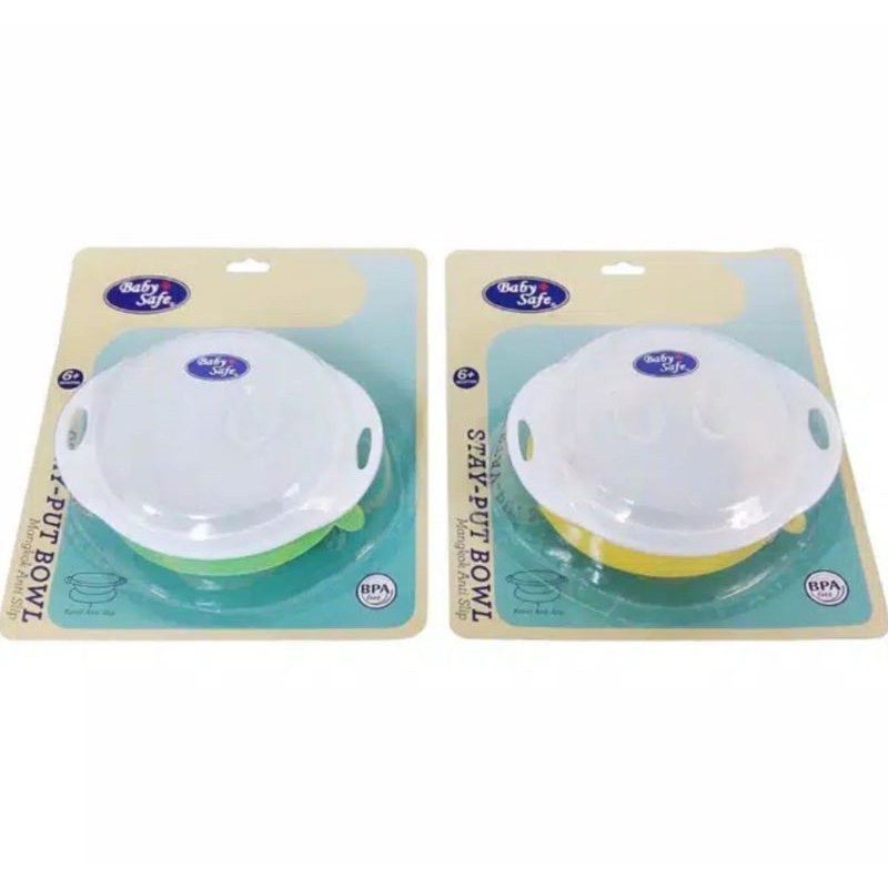 BABY SAFE STAY PUT BOWL BS353/MANGKOK BAYI ANTI SLIP