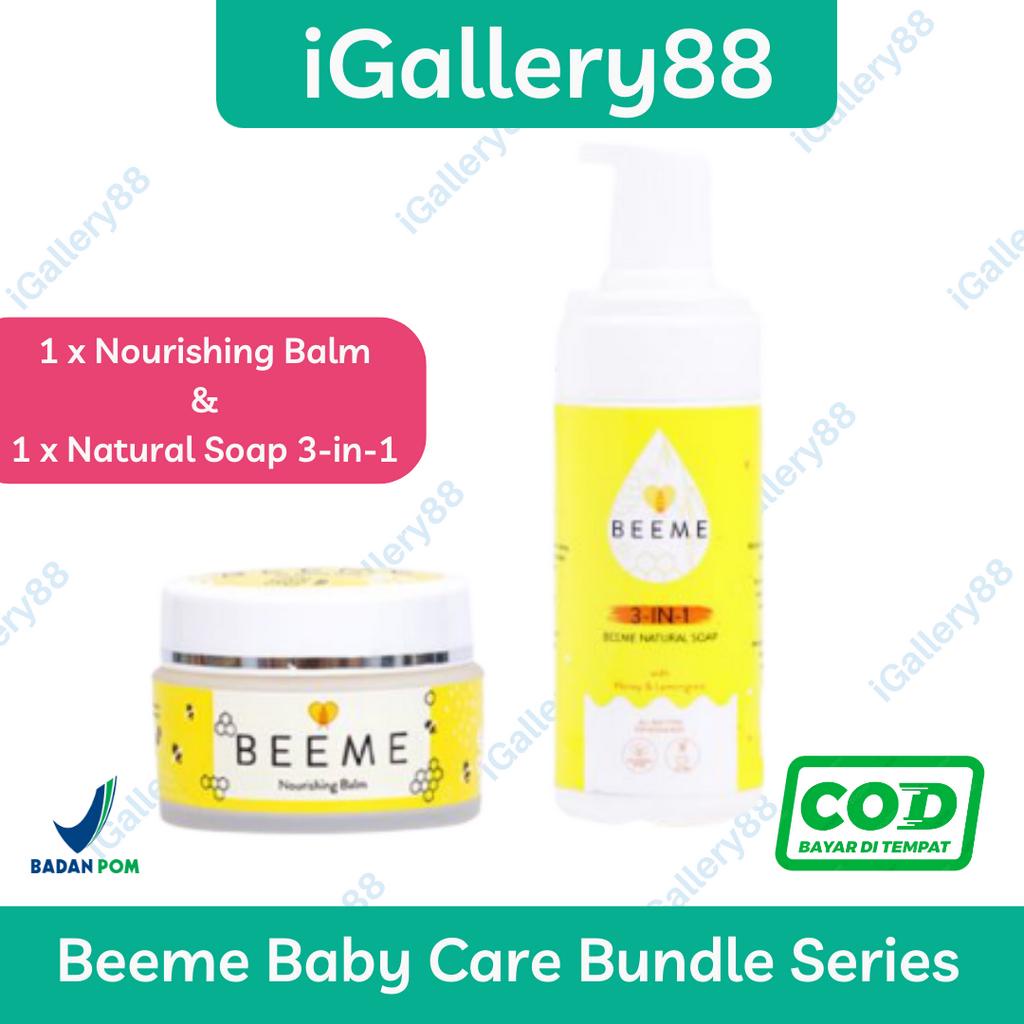 Paket Beeme Nourishing Balm dan Natural Soap 3 in 1