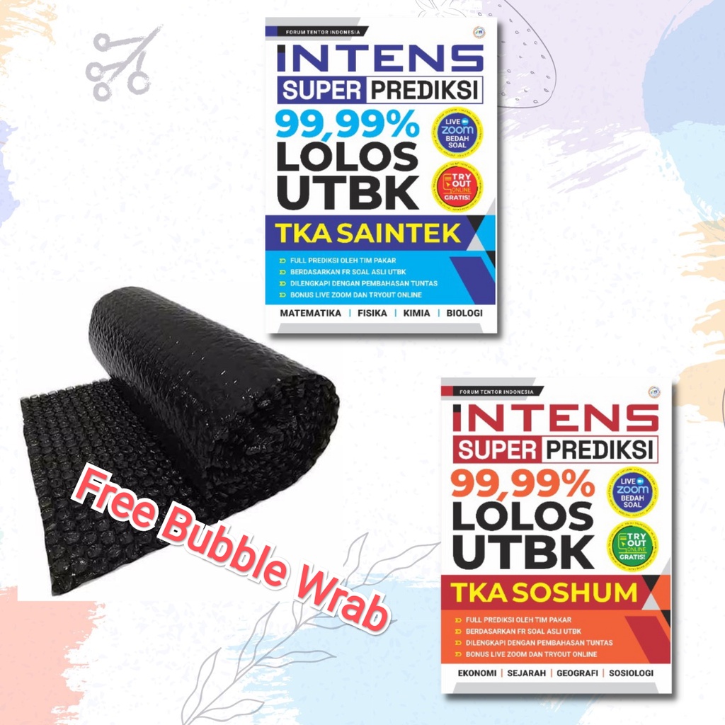 Buku Intens Super Prediksi 99.99% Lolos UTBK TKA SOSHUM & SAINTEK