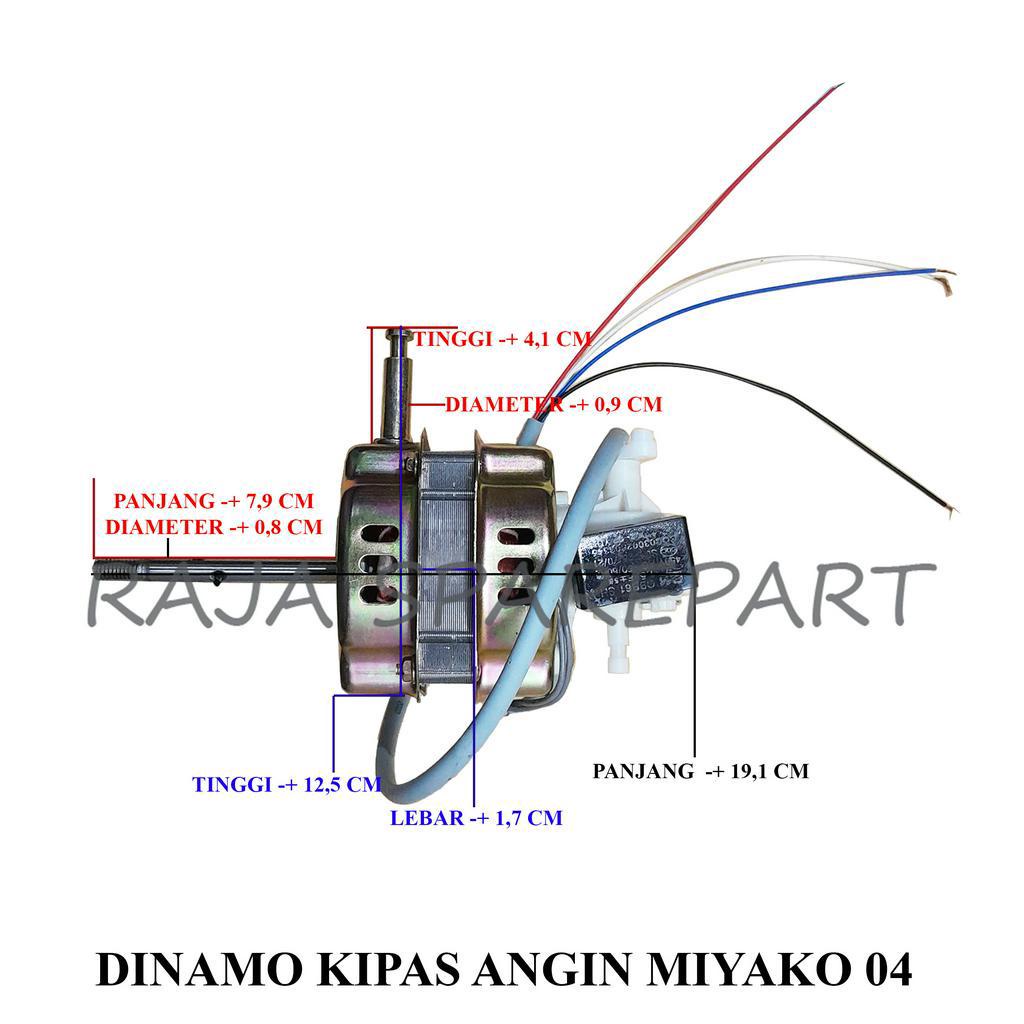 DINAMO KIPAS ANGIN / MOTOR KIPAS ANGIN MIYAKO