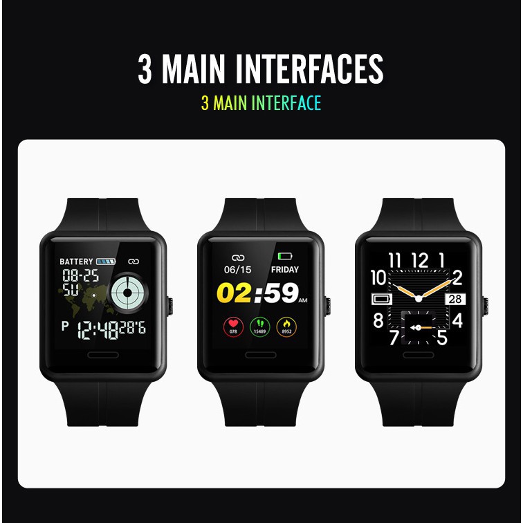 SKMEI Official 1525 Gelang Tangan Wanita Smart Watches Heart Rate Bluetooth Waterproof Camera