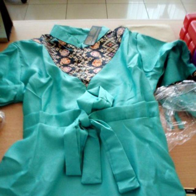 Sania Ruffle Batik Ori Gamis Balotelli Azzahra